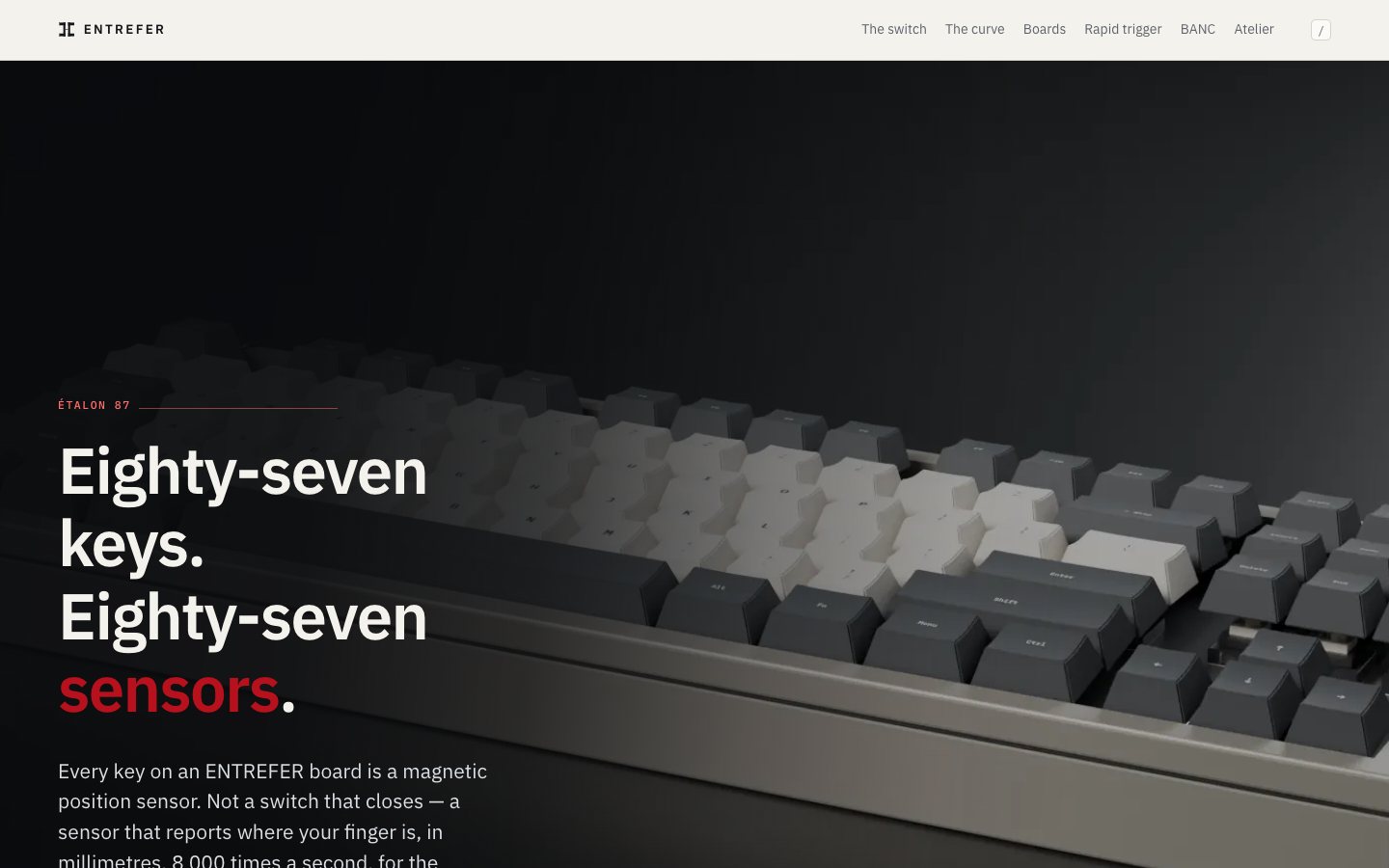 ENTREFER — the home page